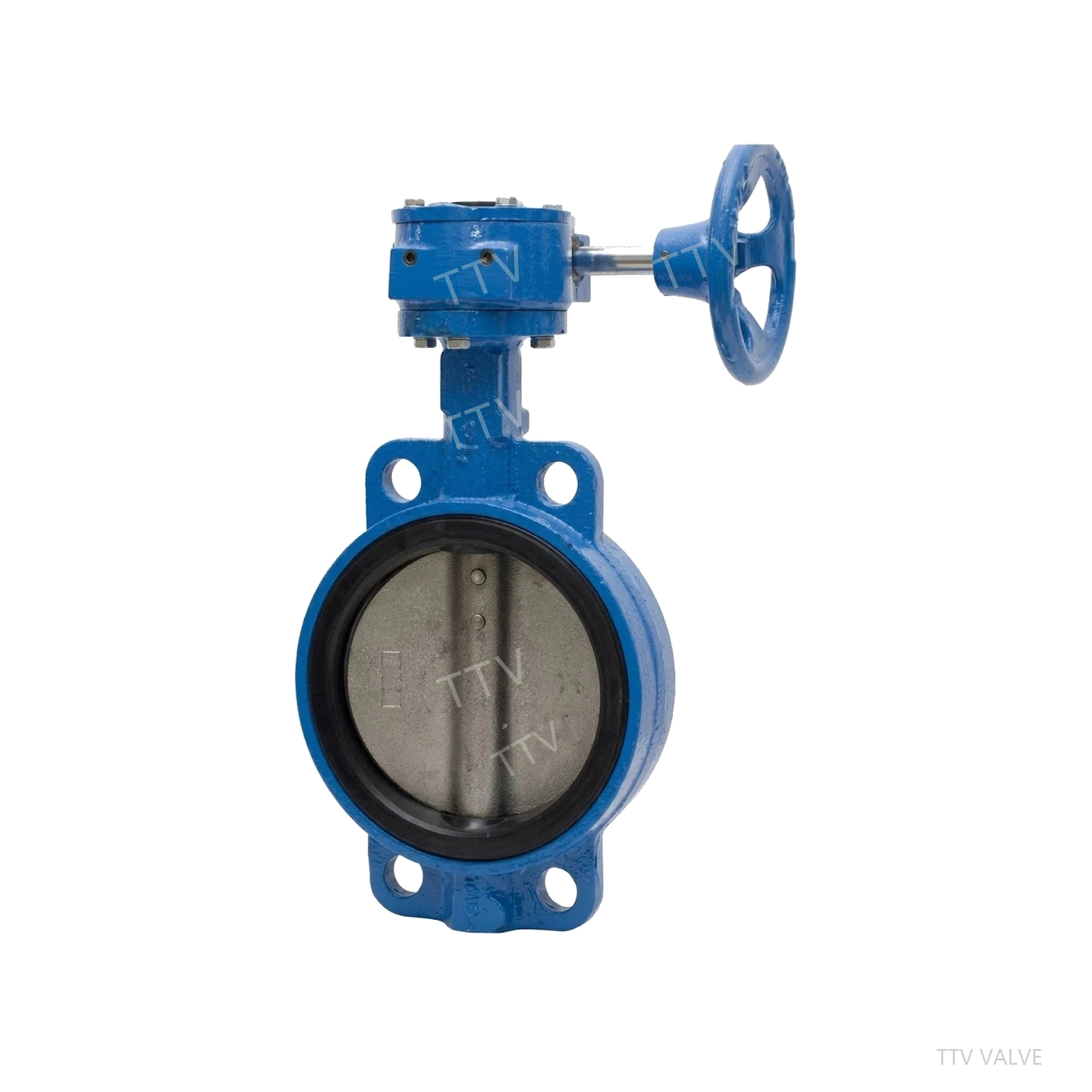D371X Gear-Operated Wafer Resilient-Seated Butterfly Valve