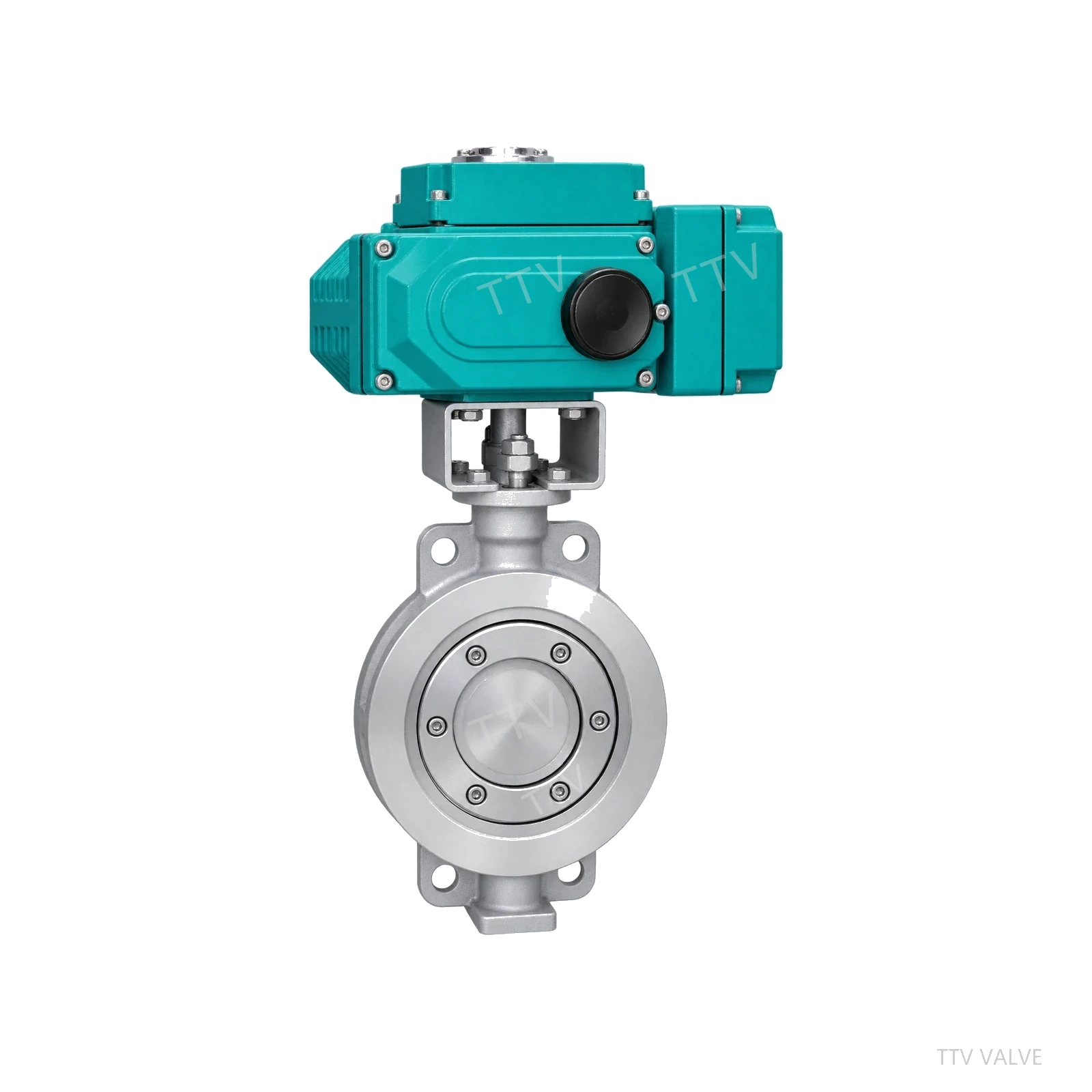 D973H Electric Wafer Metal-Seated Butterfly Valve
