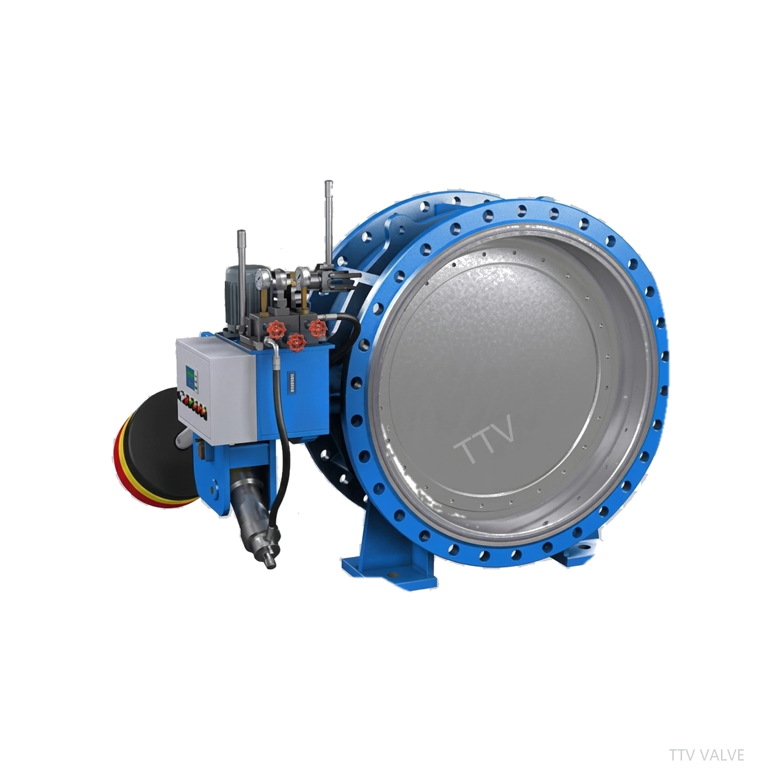 Hydraulic Series Hydraulic Flanged Butterfly Valve